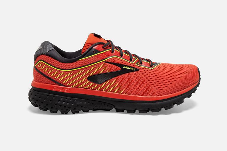 Brooks Ghost 12 Men's Road Running Shoes - Red (32489-RWTB)
